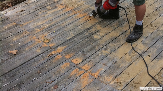 Wooden Decking Removed